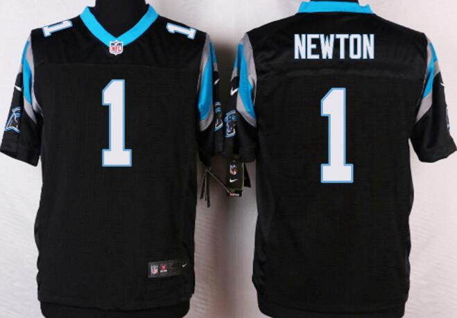 nike Carolina Panthers 1 Cam Newton black nfl elite jerseys