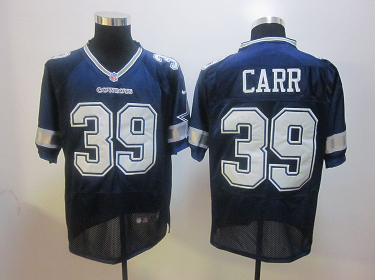 nike Dallas Cowboys 39 Brandon Carr blue elite jerseys