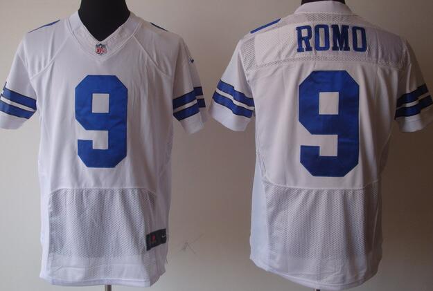 nike Dallas Cowboys 9 Tony Romo White nike elite Jerseys