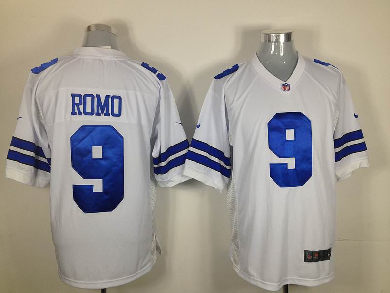 nike Dallas Cowboys 9 Tony Romo White nike game Jerseys