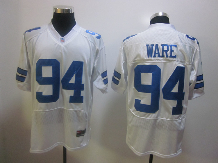 nike Dallas Cowboys 94 DeMarcus Ware white elite jerseys