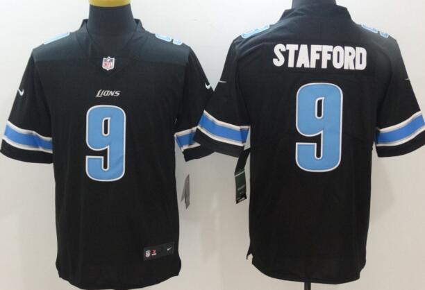 nike Detroit Lions 9 Matthew Stafford men Rush Limited nfl football Jersey