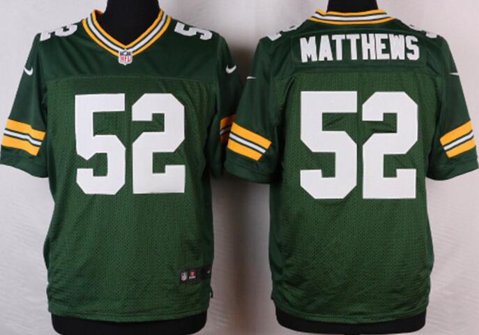 nike Green Bay Packers 52 matthews Green nfl elite jerseys