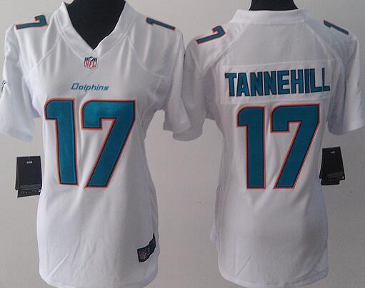 nike Miami Dolphins 17 Tannehill white women football Jerseys