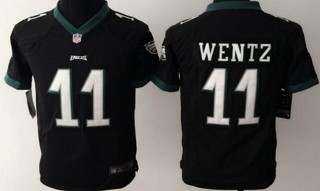 nike Philadelphia Eagles 11 Tim Tebow black kids youth football Jerseys