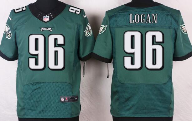 nike Philadelphia Eagles 96 Bennie Logan green men nfl football Elite Jerseys