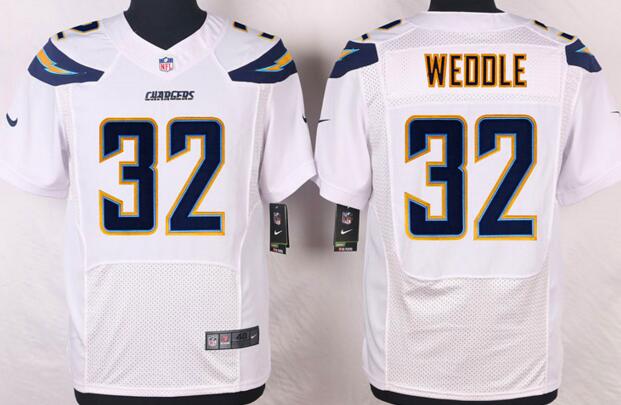 nike San Diego Chargers 32 WEDDLE white elite nike nfl jersey