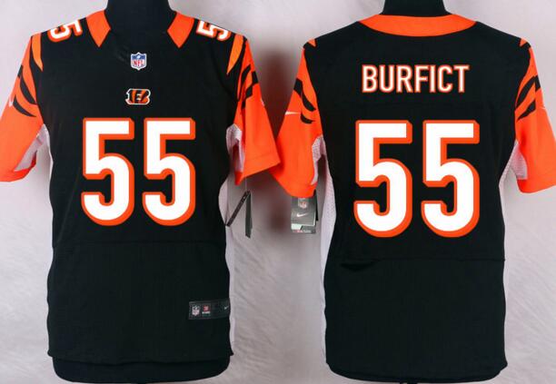 nike cincinnati bengals 55 Vontaze Burfict black men elite nfl football jerseys