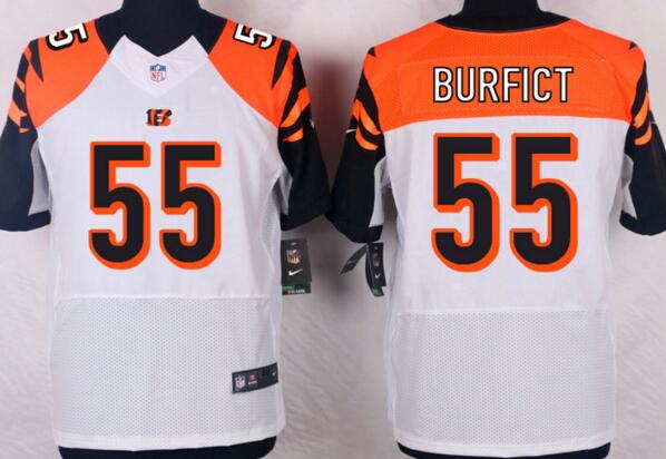 nike cincinnati bengals 55 Vontaze Burfict white elite nfl football jerseys