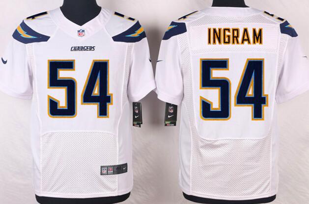 nike san diego chargers 54 melvin ingram white Elite nfl jerseys