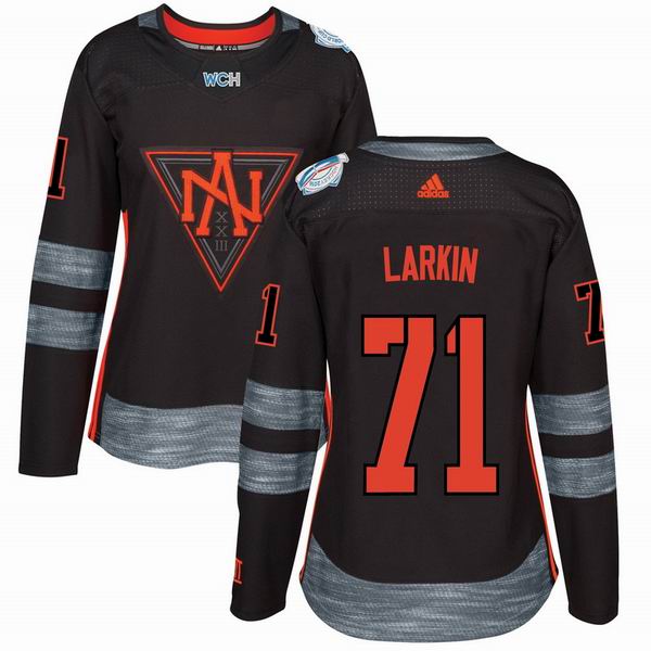 women 2016 The World Cup In North America #71 Dylan Larkin Black NHL Jerseys