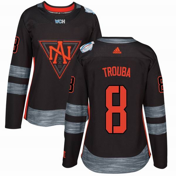 women 2016 The World Cup In North America #8 Jacob Trouba Black NHL Jerseys