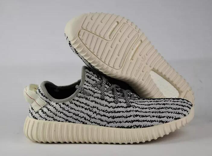 women Adidas 350 Yeezy Boost  white grey