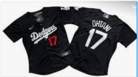 Men's Los Angeles Dodgers #17 Shohei Ohtani black men stitched jersey Men's Los Angeles Dodgers #17 Shohei Ohtani black men stitched jersey