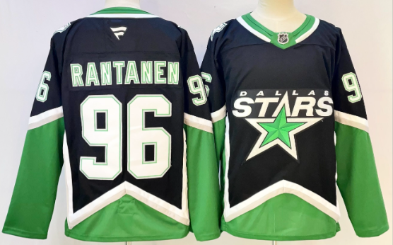 Men's RANTANEN DALLAS STARS black Anniversary Jersey Men's RANTANEN DALLAS STARS black Anniversary Jersey