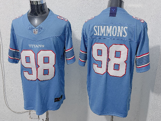 men's nike jeffery simmons blue jersey