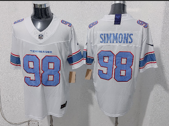 men's nike jeffery simmons blue jersey