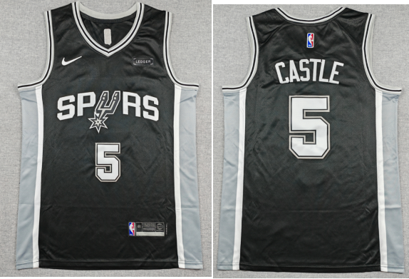 Men's San Antonio Spurs Men's Nike Stephon Castle stitched jersey Men's San Antonio Spurs Men's Nike Stephon Castle stitched jersey