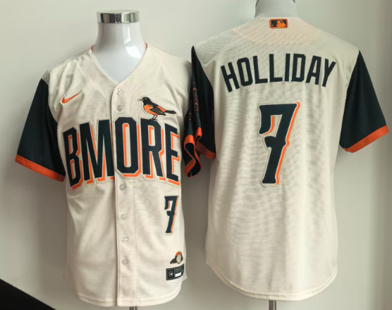 Jackson Holliday 7 Baltimore Orioles 2026 City Connect Jersey - Men Jackson Holliday 7 Baltimore Orioles 2026 City Connect Jersey - Men