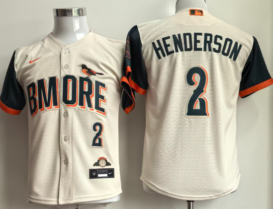 Gunnar Henderson 2 Baltimore Orioles men's 2026 City Connect Jersey Gunnar Henderson 2 Baltimore Orioles men's 2026 City Connect Jersey