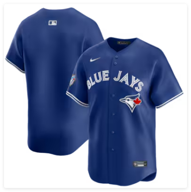 Men's Toronto Blue Jays Blank Royal 50 Seasons Patch Stitched Baseball Jersey Men's Toronto Blue Jays Blank Royal 50 Seasons Patch Stitched Baseball Jersey