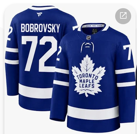 Men's Toronto Maple Leafs Sergei Bobrovsky Fanatics Blue Home Jersey Men's Toronto Maple Leafs Sergei Bobrovsky Fanatics Blue Home Jersey