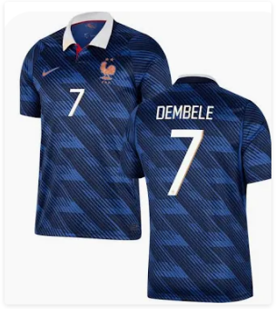 MEN’S #7 OUSMANE DEMBELE 2026 WORLD CUP FRANCE JERSEY
