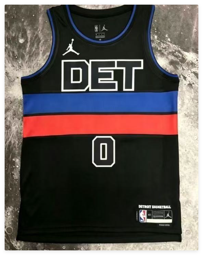 Jalen Duren Men's Detroit Pistons Jersey black Jalen Duren Men's Detroit Pistons Jersey black