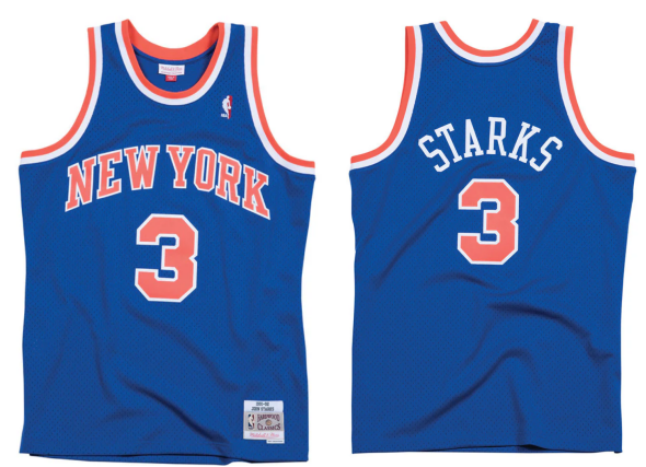 John Starks Mitchell & Ness 91-92 Road Swingman Jersey John Starks Mitchell & Ness 91-92 Road Swingman Jersey