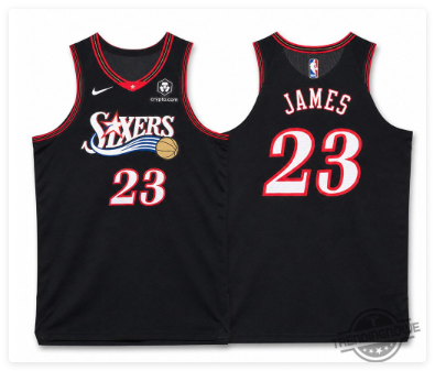 Men's Philadelphia 76ers #23 LeBron James Black 2025 Classic Edition Stitched Stitched Jersey Men's Philadelphia 76ers #23 LeBron James Black 2025 Classic Edition Stitched Stitched Jersey