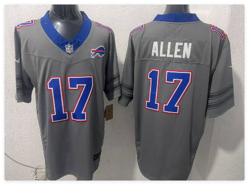 Men's Buffalo Bills #2 D.J. Moore Gray F.U.S.E. 2026 Nickel City Vapor Football Stitched Jersey Men's Buffalo Bills #2 D.J. Moore Gray F.U.S.E. 2026 Nickel City Vapor Football Stitched Jersey