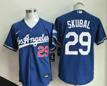 Men's Los Angeles Dodgers #29 Tarik Skubal Royal 2026 Cool Base Stitched Baseball Jersey Men's Los Angeles Dodgers #29 Tarik Skubal Royal 2026 Cool Base Stitched Baseball Jersey