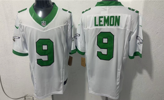 Men's Philadelphia Eagles #9 Makai Lemon White 2026 Draft F.U.S.E Vapor Untouchable Limited Football Stitched Jersey Men's Philadelphia Eagles #9 Makai Lemon White 2026 Draft F.U.S.E Vapor Untouchable Limited Football Stitched Jersey