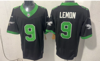 Men's Philadelphia Eagles #9 Makai Lemon Black 2026 Draft F.U.S.E Vapor Untouchable Limited Football Stitched Jersey Men's Philadelphia Eagles #9 Makai Lemon Black 2026 Draft F.U.S.E Vapor Untouchable Limited Football Stitched Jersey