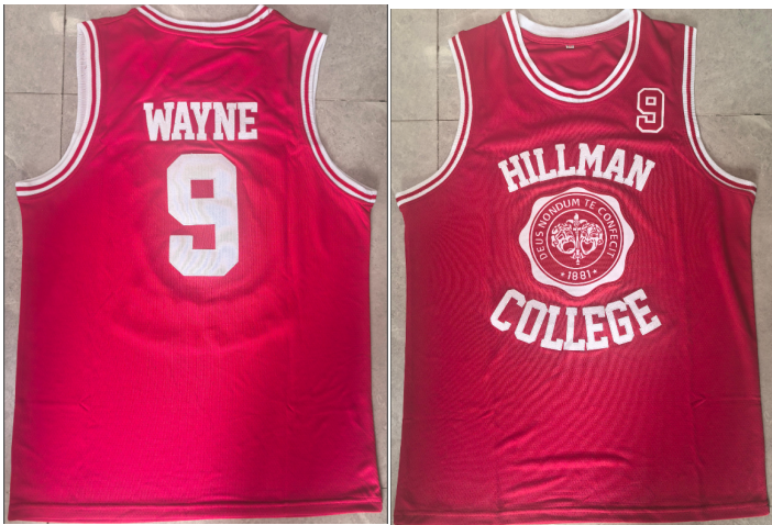 Men's Dwayne Wayne Hillman College Basketball Jersey