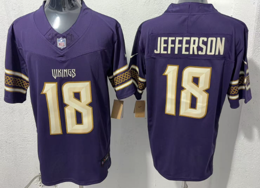 2026 Minnesota Vikings Rivalry Jersey Justin Jefferson #18 Vapor F.U.S.E 2026 Minnesota Vikings Rivalry Jersey Justin Jefferson #18 Vapor F.U.S.E