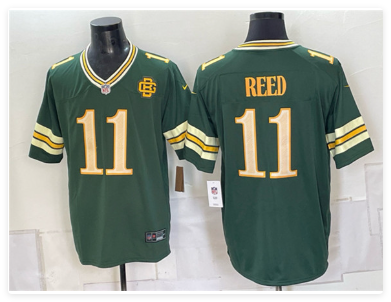 Men's Green Bay Packers #11 Jayden Reed Dark Green 2026 Rivalries Collection Limited Football Stitched Jersey Men's Green Bay Packers #11 Jayden Reed Dark Green 2026 Rivalries Collection Limited Football Stitched Jersey