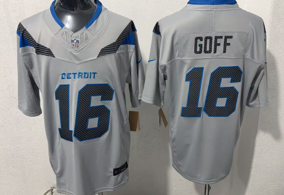 Men's Detroit Lions #0 Jahmyr Gibbs Silver 2026 F.U.S.E. Rivalries Collection Limited Football Stitched Jersey Men's Detroit Lions #0 Jahmyr Gibbs Silver 2026 F.U.S.E. Rivalries Collection Limited Football Stitched Jersey