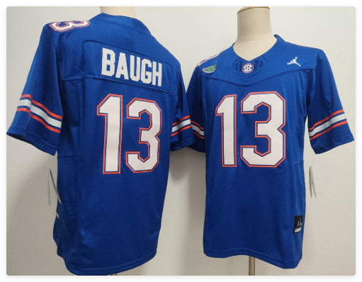 men's Florida Gators #13 Jadan Baugh stitched jersey men's Florida Gators #13 Jadan Baugh stitched jersey