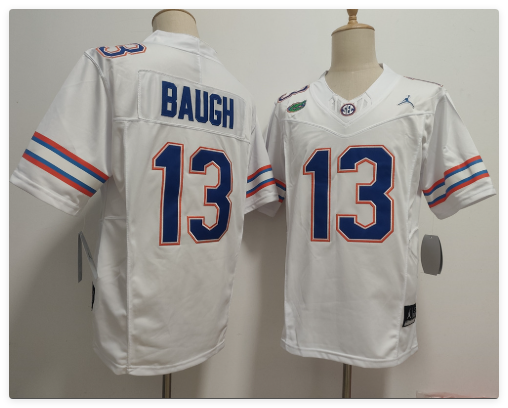 men's Florida Gators #13 Jadan Baugh stitched jersey men's Florida Gators #13 Jadan Baugh stitched jersey