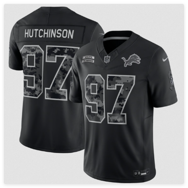 Men's Detroit Lions #97 Aidan Hutchinson Black F.U.S.E. 2026 Salute to Service Limited Football Stitched Jersey Men's Detroit Lions #97 Aidan Hutchinson Black F.U.S.E. 2026 Salute to Service Limited Football Stitched Jersey