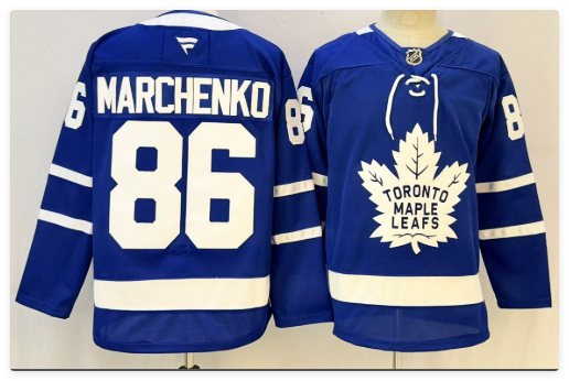 Men's Toronto Maple Leafs 86 KIRILL MARCHENKO Jersey Men's Toronto Maple Leafs 86 KIRILL MARCHENKO Jersey